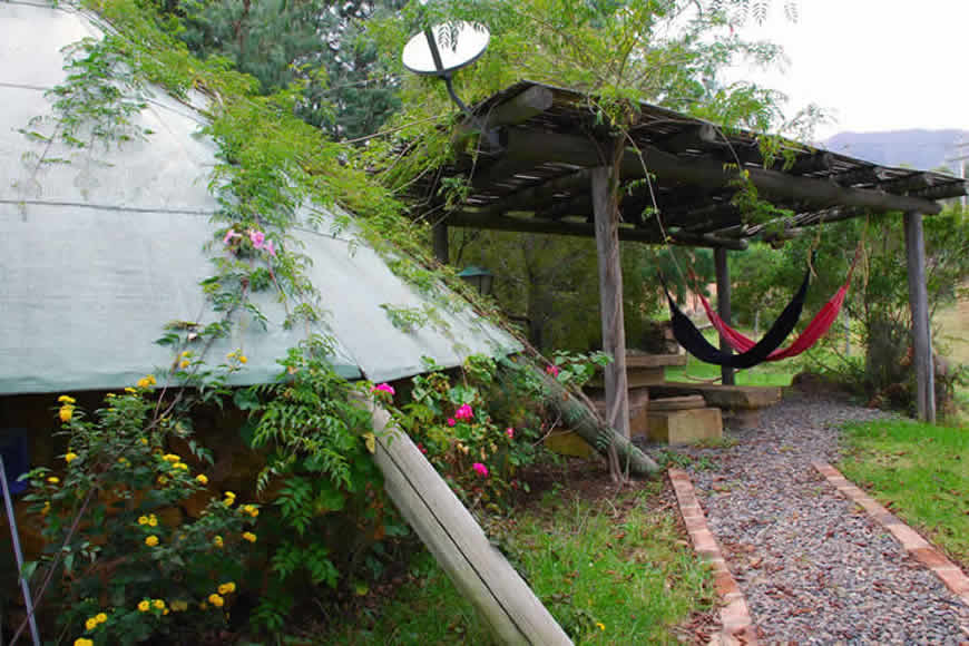 Maloka Aire Villa de Leyva Zona de hamacas