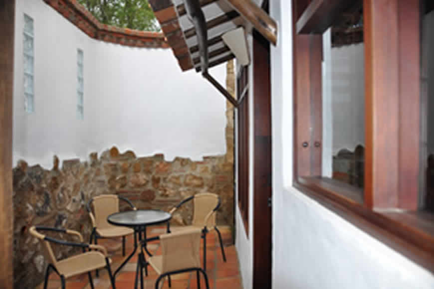 patio Casa de las Aguas 2 en Villa de Leyva