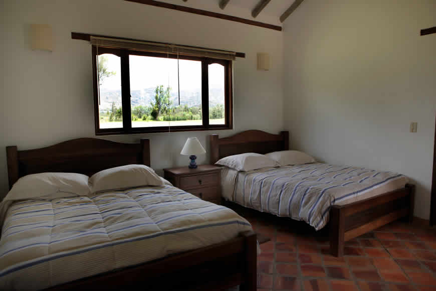 Habitación principal casa San Agustín Villa de Leyva