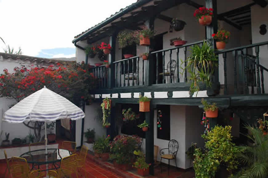 balcón casa villa diego en Villa de Leyva