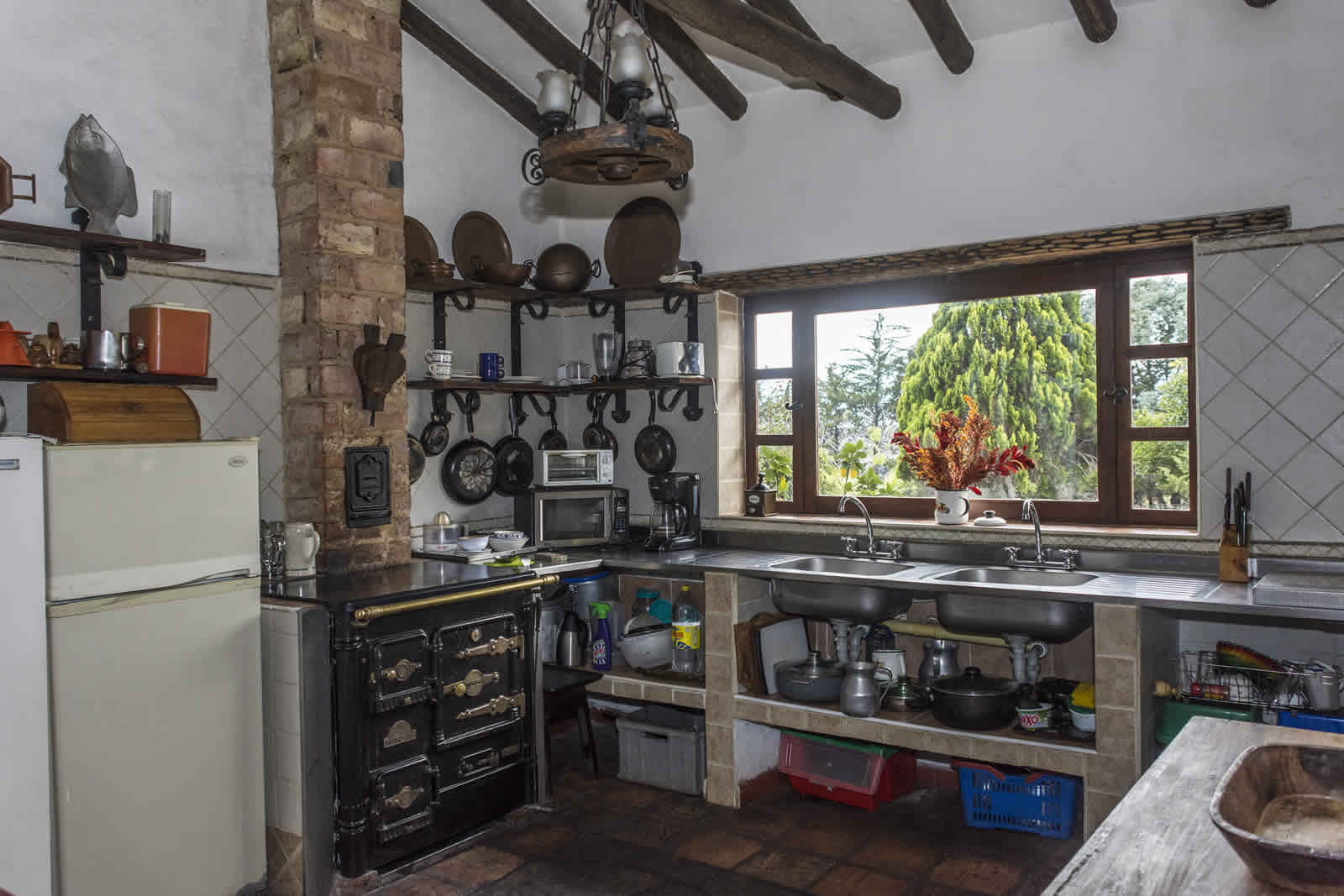 Cocina casa El Pino en Villa de Leyva
