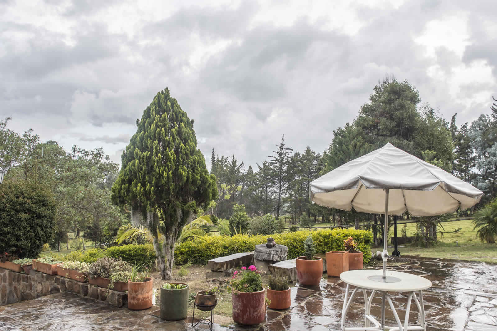 Exteriores casa El Pino en Villa de Leyva