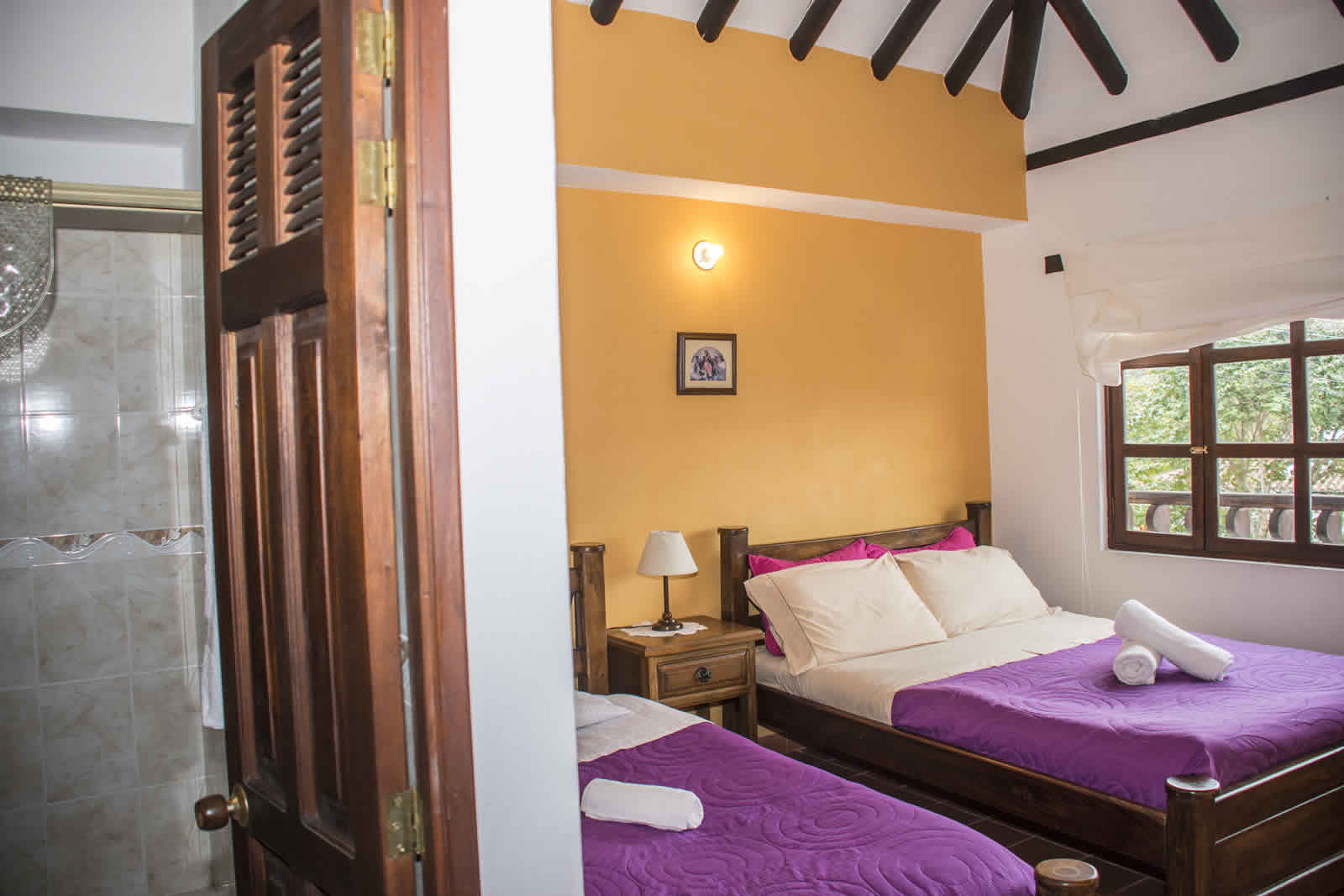 habitación 1 de la casa rosa en Villa de Leyva