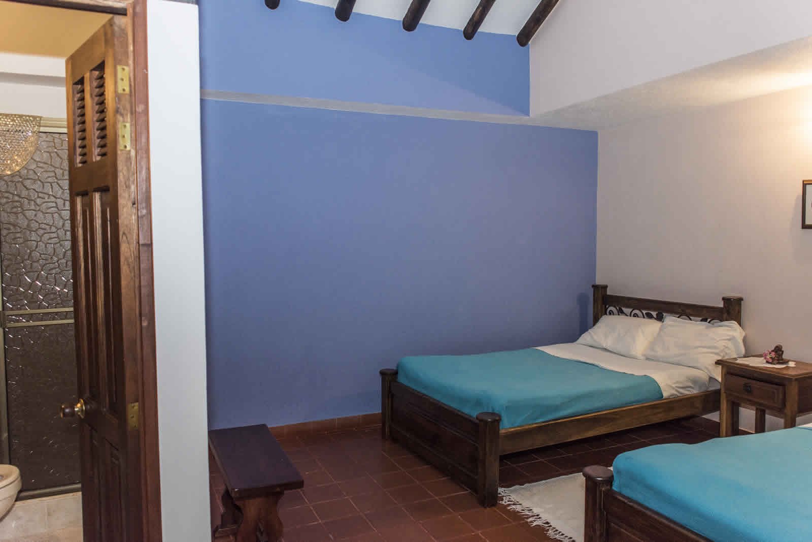 Habitación 3 casa rosa Villa de Leyva