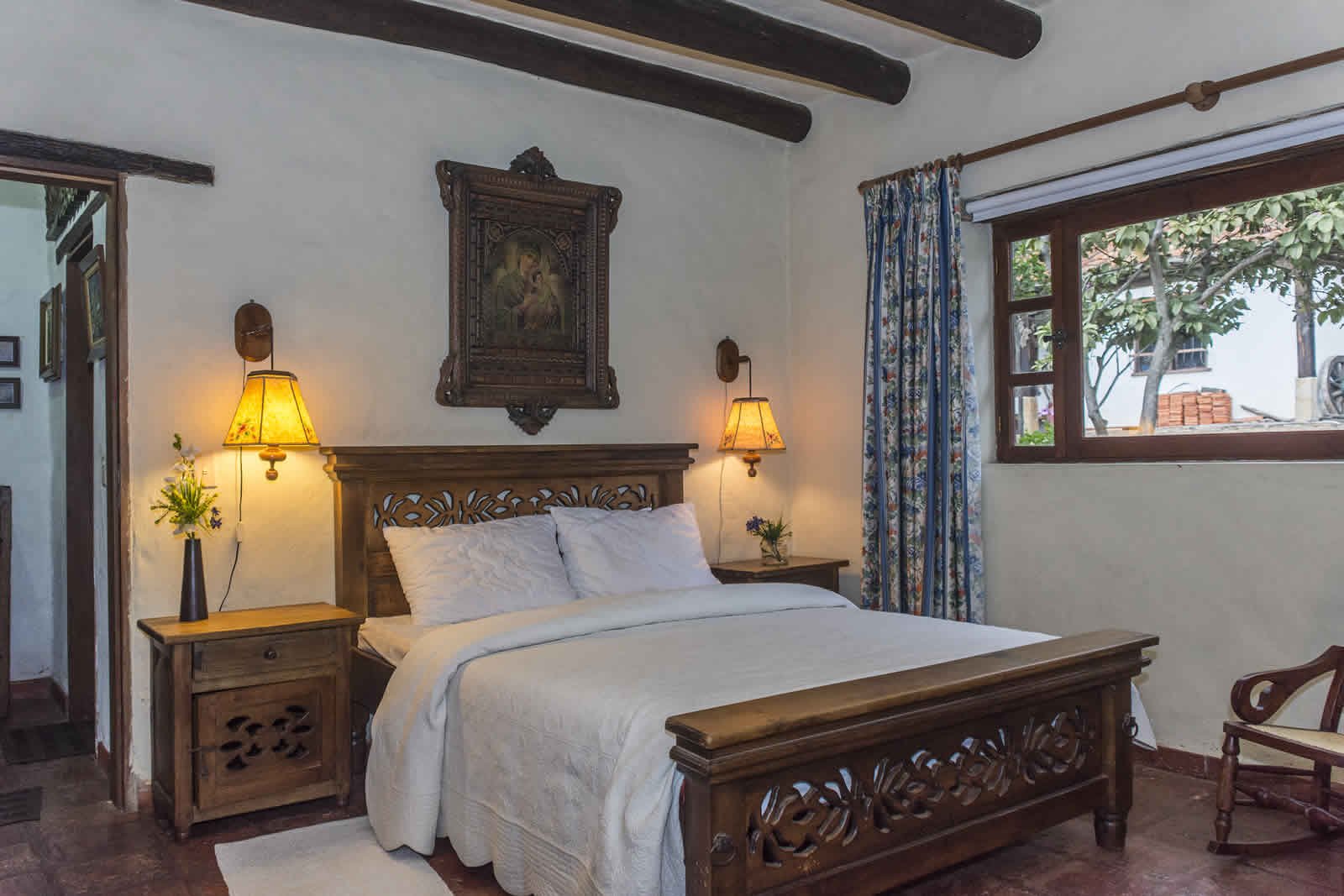 Habitación Principal casa El Pino en Villa de Leyva