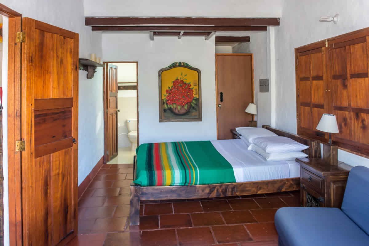 Habitación principal loma de los vientos en villa de leyva