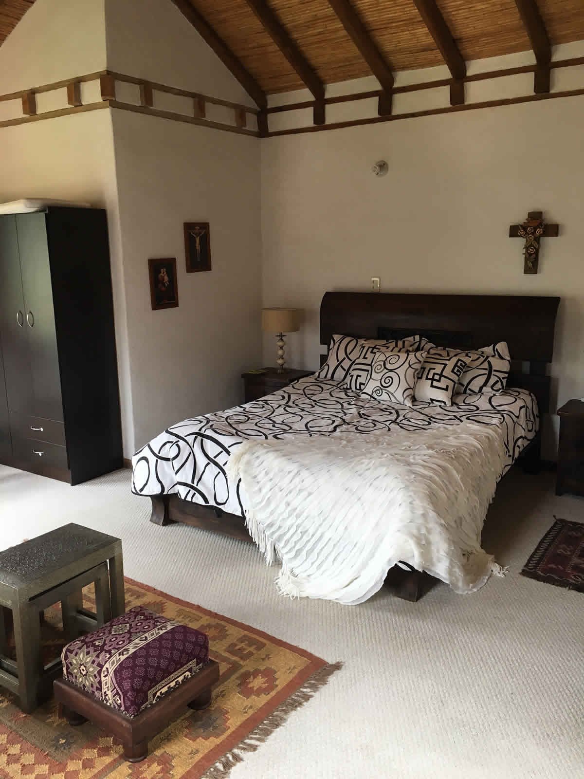 Habitación principal casa Furachagua en Villa de Leyva