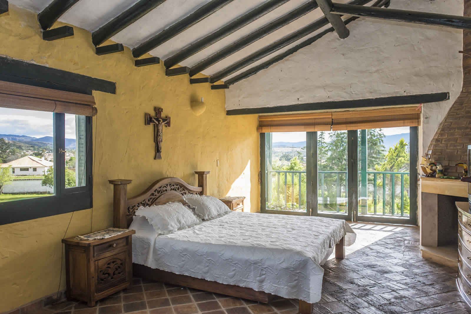 Habitación principal casa tamoe villa de leyva