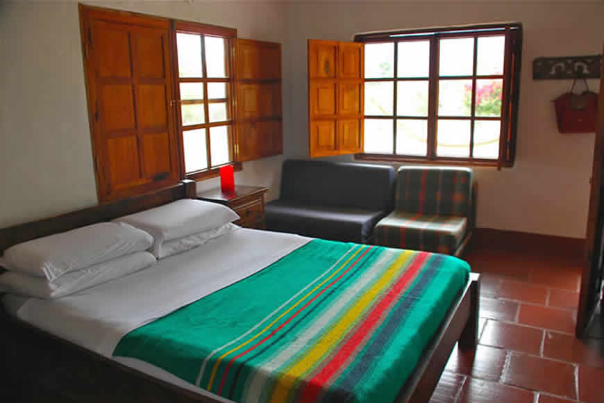 habitacion principal casa lom de los vientos en Villa de Leyva