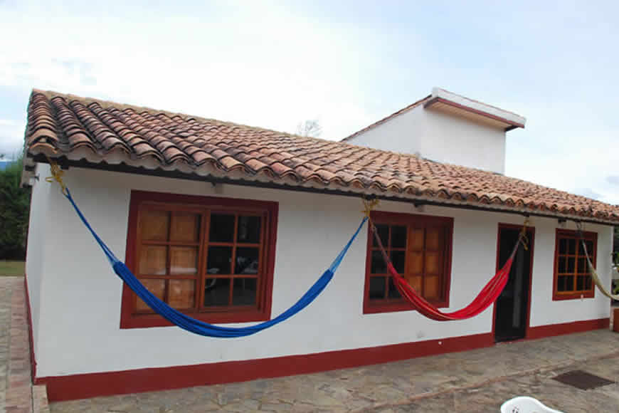 Hamacas casa loma de los vientos en Villa de Leyva
