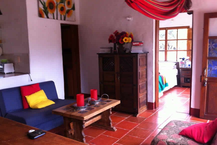 Sala casa loma de los vientos en Villa de Leyva