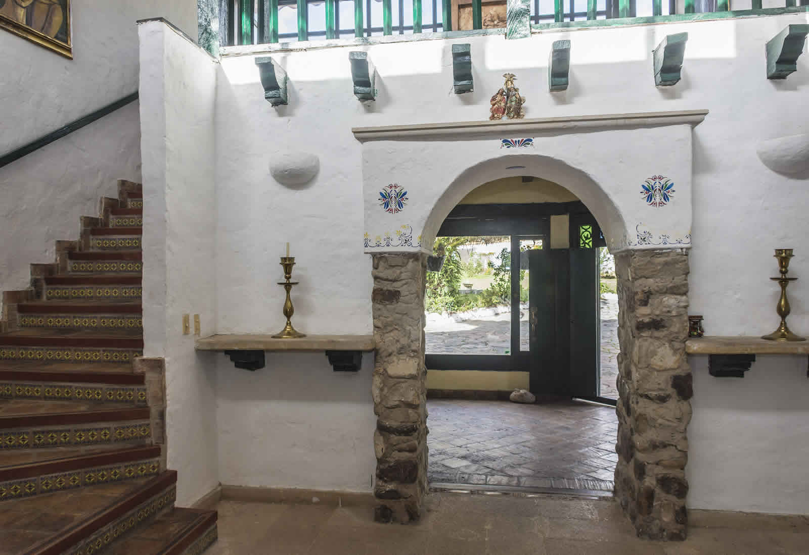 Pasillo casa tamoe villa de leyva