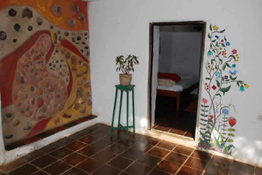 Hall cabaña la rupa en Villa de Leyva