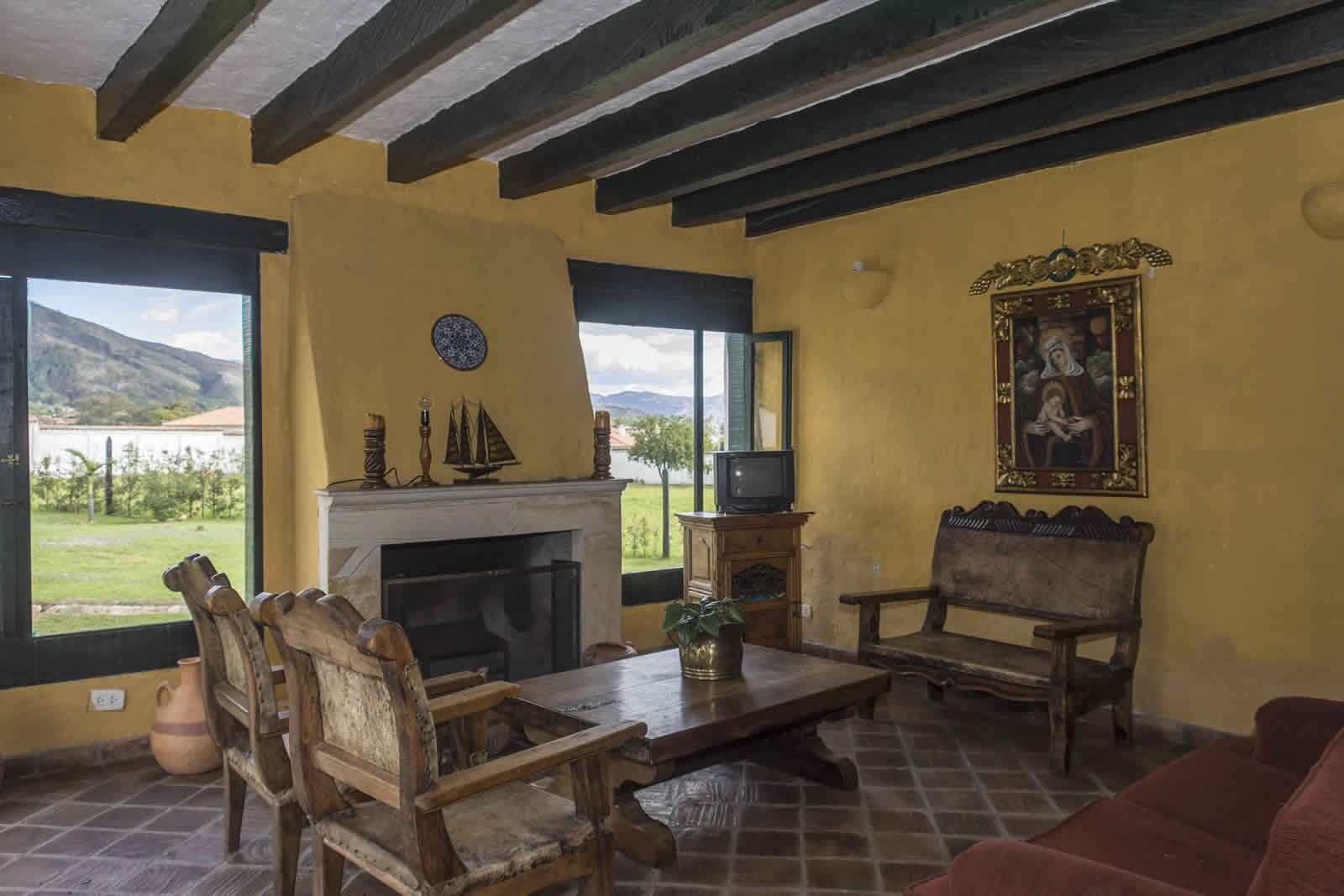 Sala casa tamoe villa de leyva