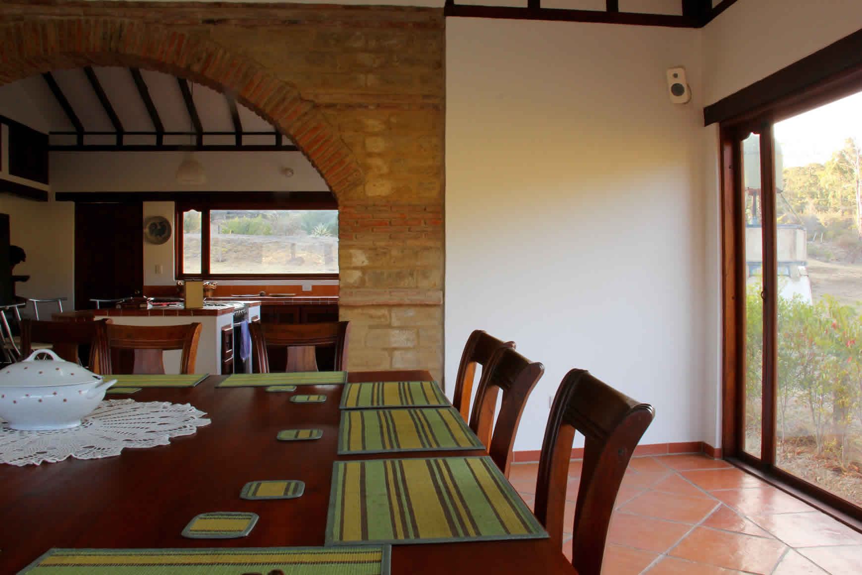 Alquiler casa Ecatepec en Villa de Leyva - Comedor