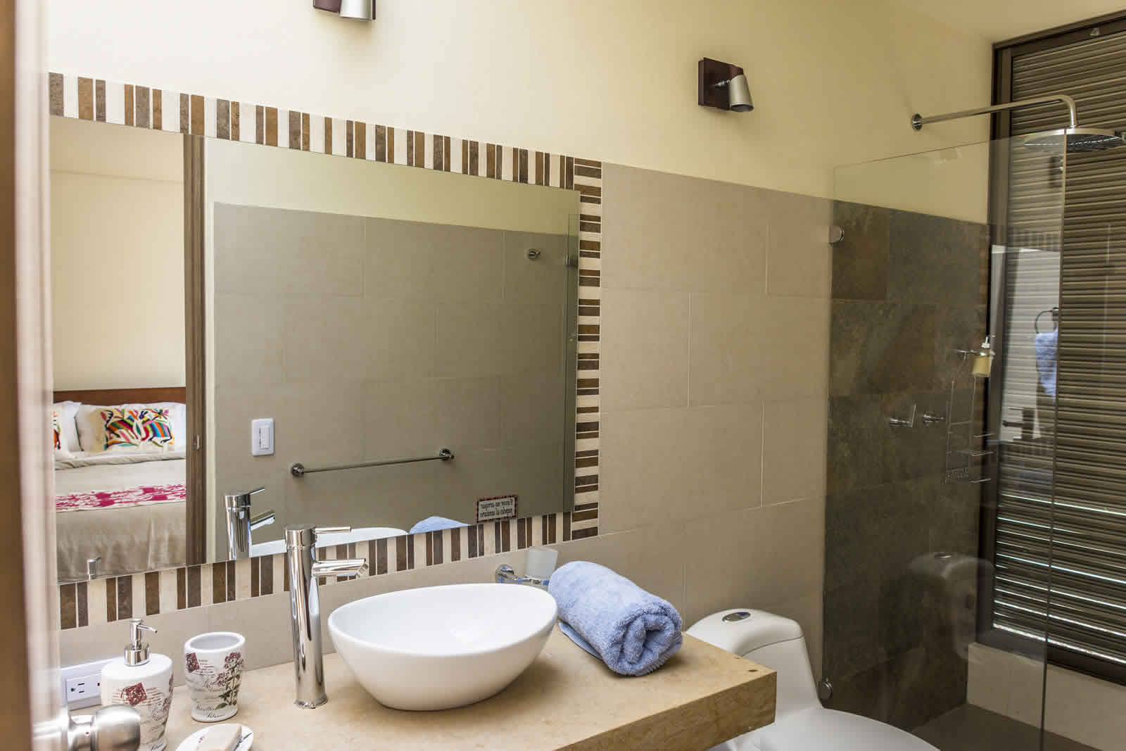 Baño de la habitación 2 casa ecce homo villa de leyva