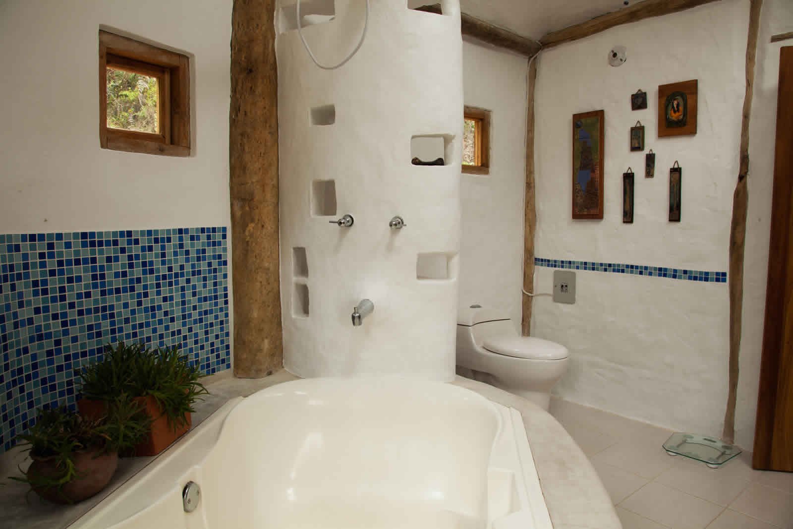 Alquiler cabaña La Colorada 2 en Villa de Leyva - Baño principal