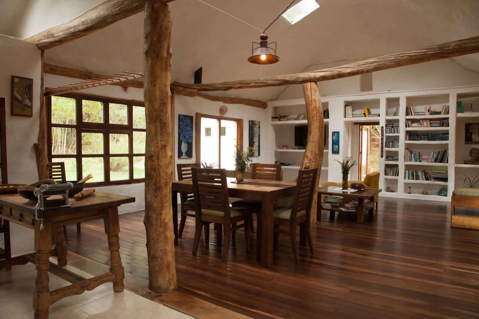 Alquiler cabaña La Colorada 2 en Villa de Leyva - Comedor