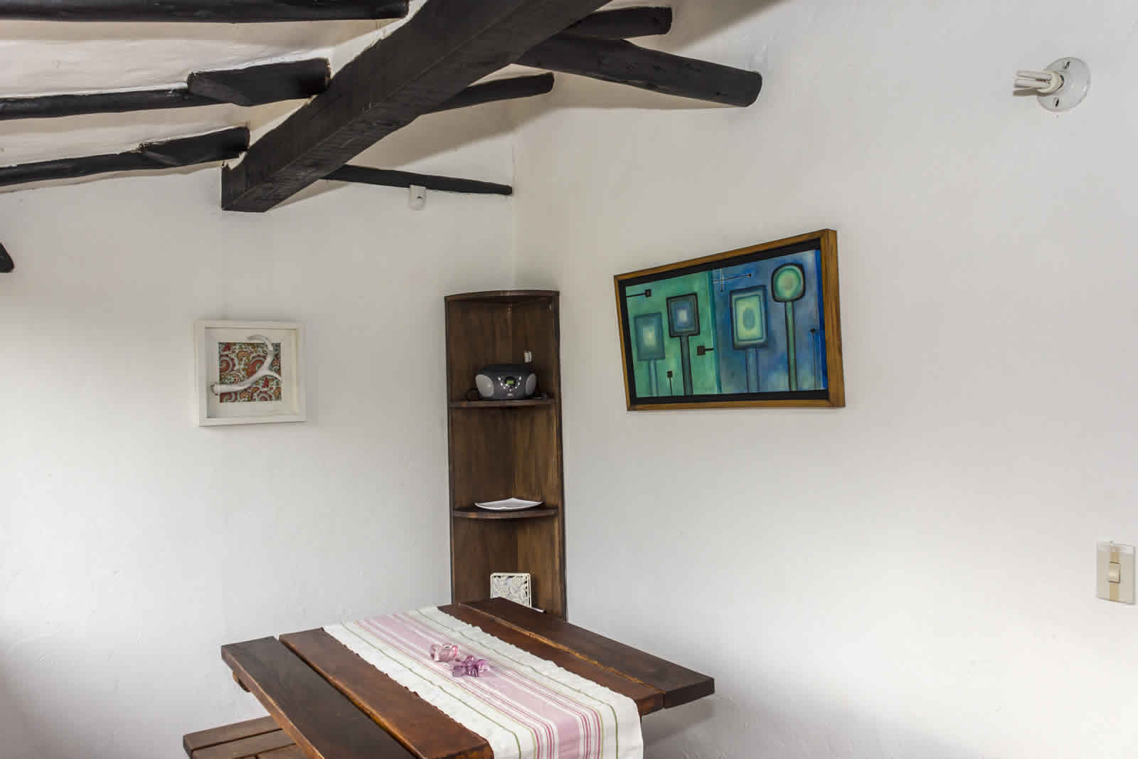 Alquiler casa de verano Villa de Leyva comedor