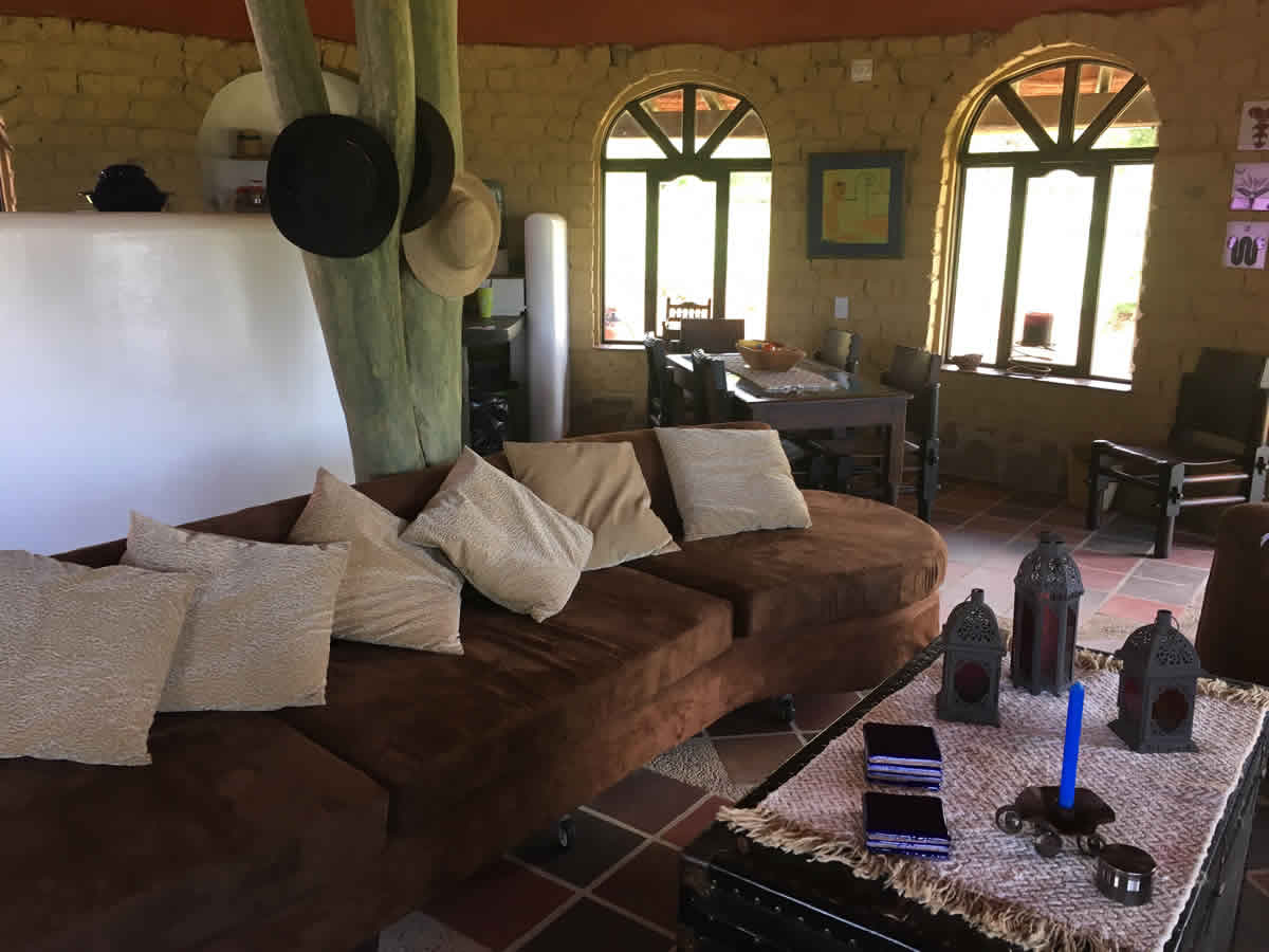 Alquiler cabaña Jishana en Villa de Leyva - Sala