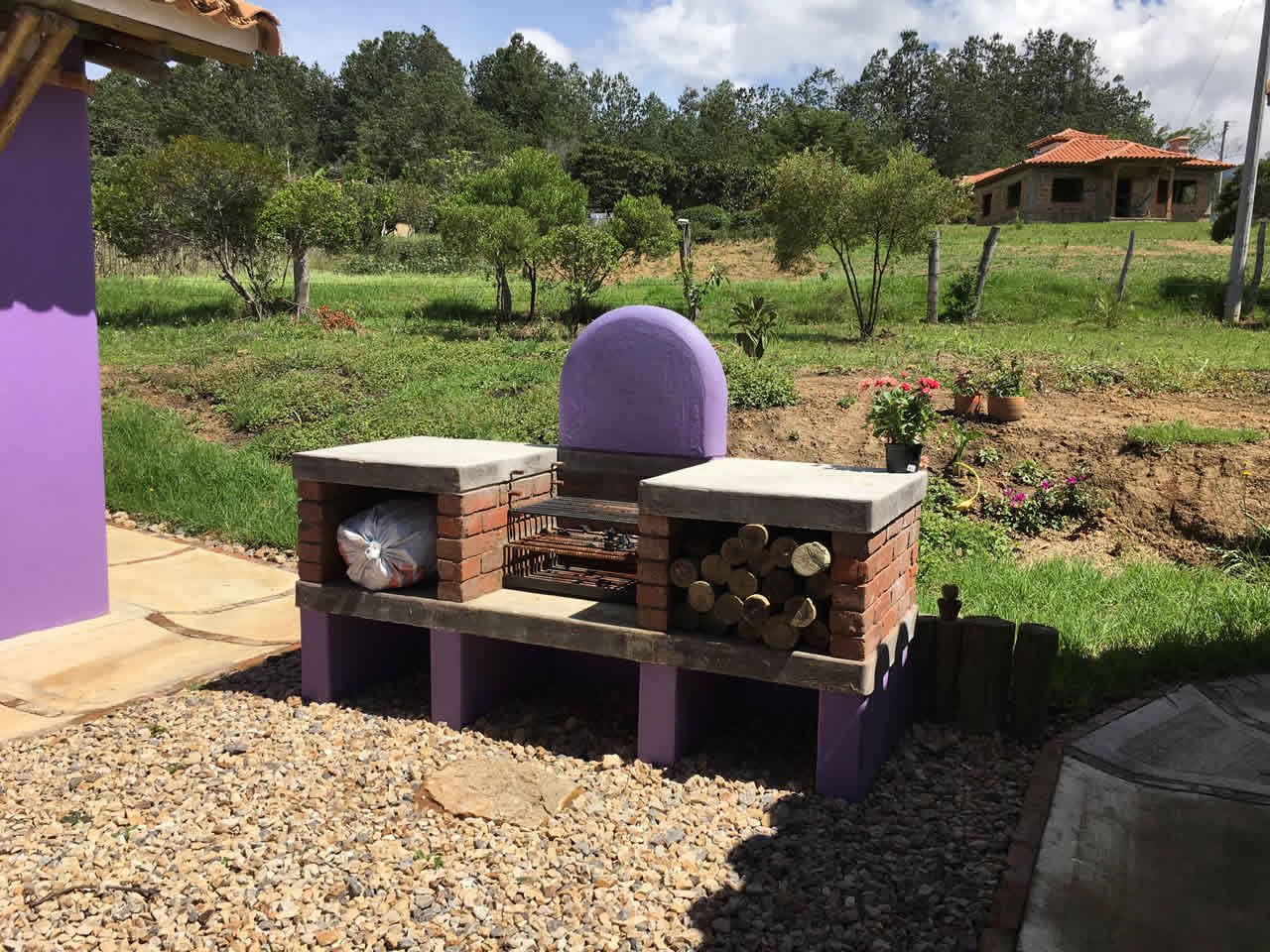 Alquiler casa Jishana Villa de Leyva - BBQ