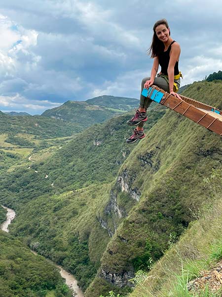 Paso del ángel en Villa de Leyva